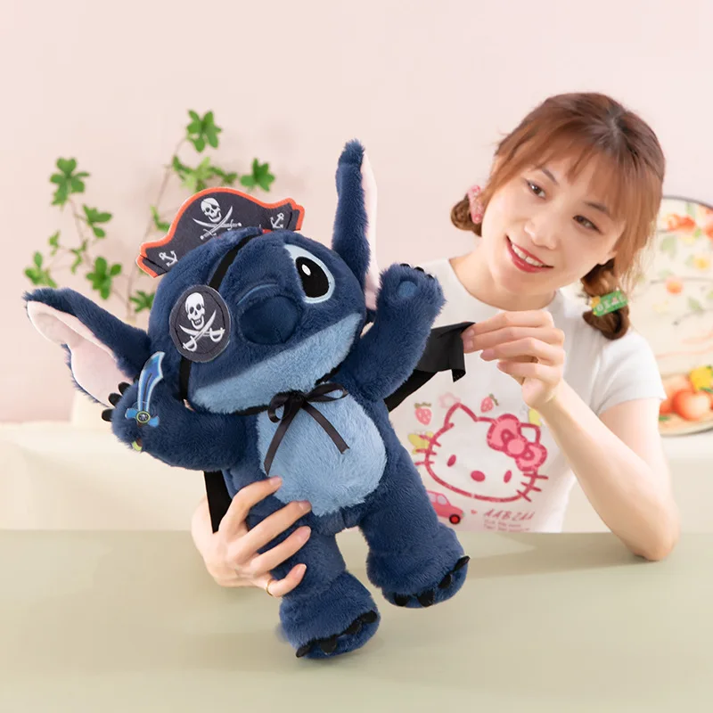 40CM Disney Lilo en Stitch Kerst Knuffels Cartoon Anime Gevulde Kawaii Halloween Zachte Stitch Pop Plushie Kinderen Verjaardagscadeautjes