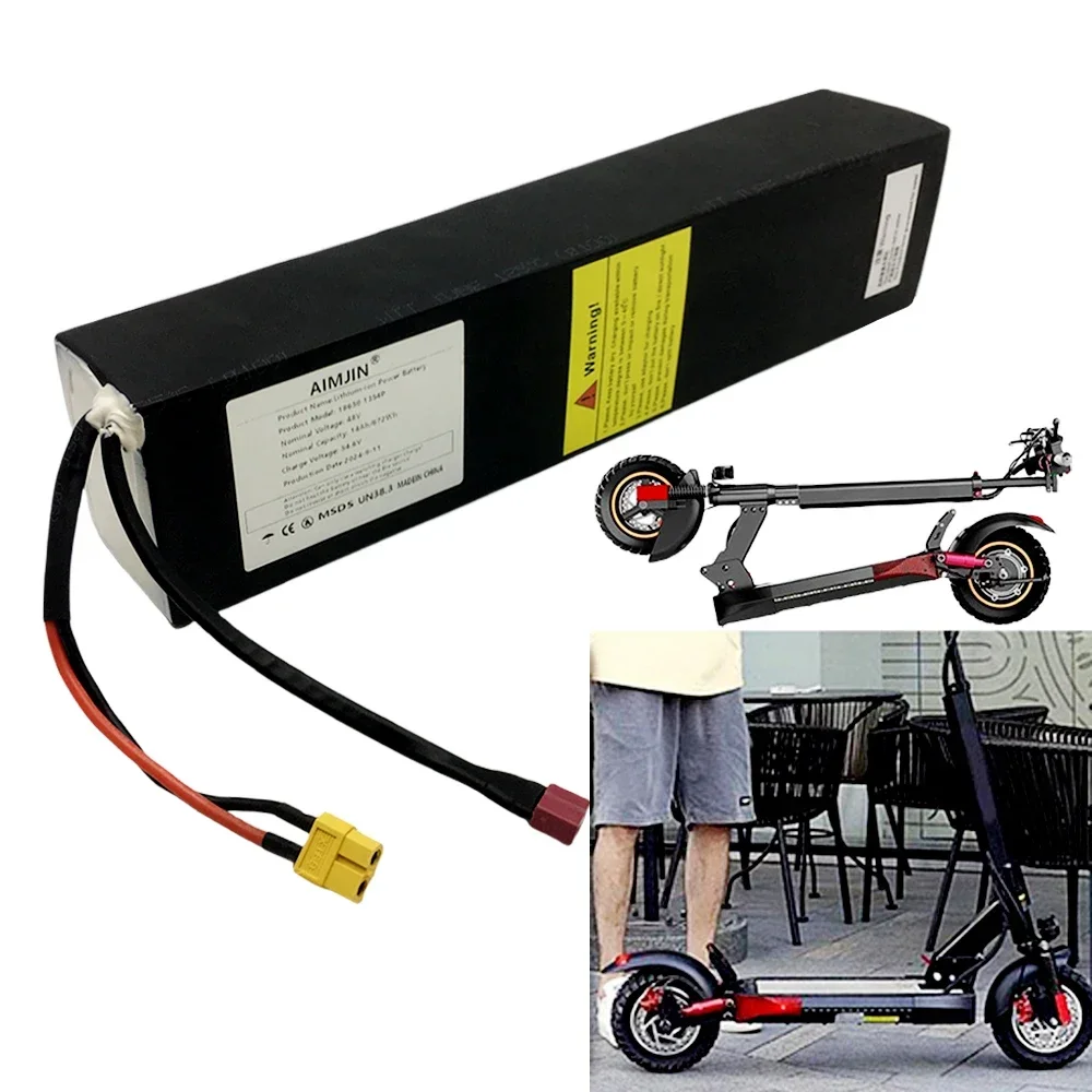 Original 18650 13s4p  for Kugoo M4 48V 14000mAh high-power 672Wh Li-ion Battery Pack M4 Electric Scooter Battery Built in BMS