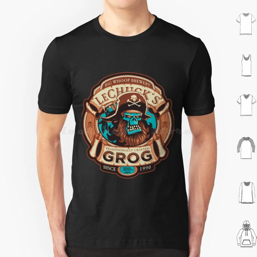Lechuck&x27 ; S Grog-Beer-Monkey Island-Vintage Video Game Gif Perfect Gift Classic T Shirt Men Women Kids 6xl Monkey Island