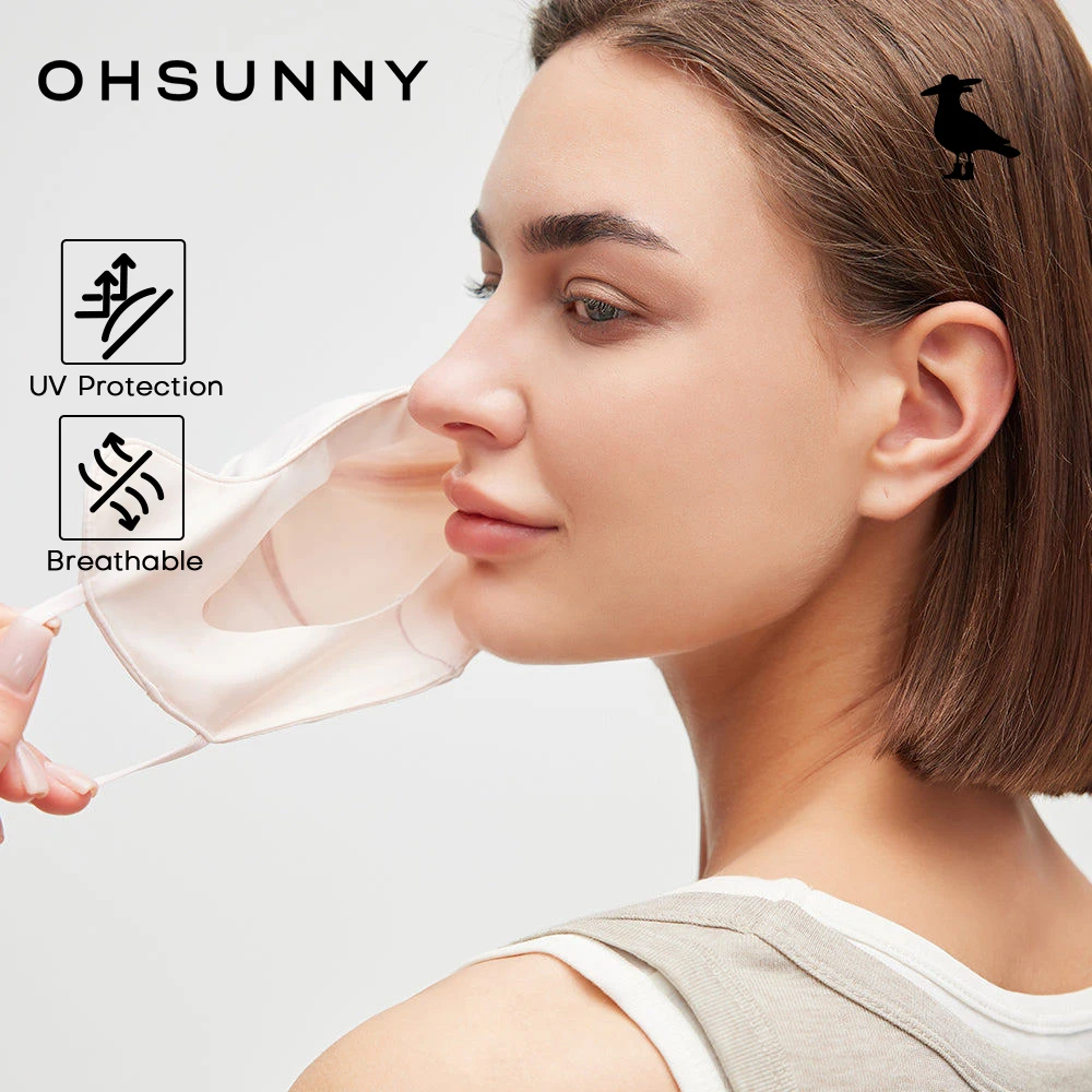 

OhSunny 3D Hiking Face Mask Upgrade Breathable Hole Summer Outdoor Cooling UV-Protective 2026 New Face Coverage UPF50+