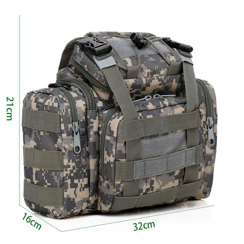 Waterproof Tactical Waist Bag Nylon Multi-Function Camping Hiking Hunting Fishing Bag Pistol Holster Airsoft Combat Bag Lure bag