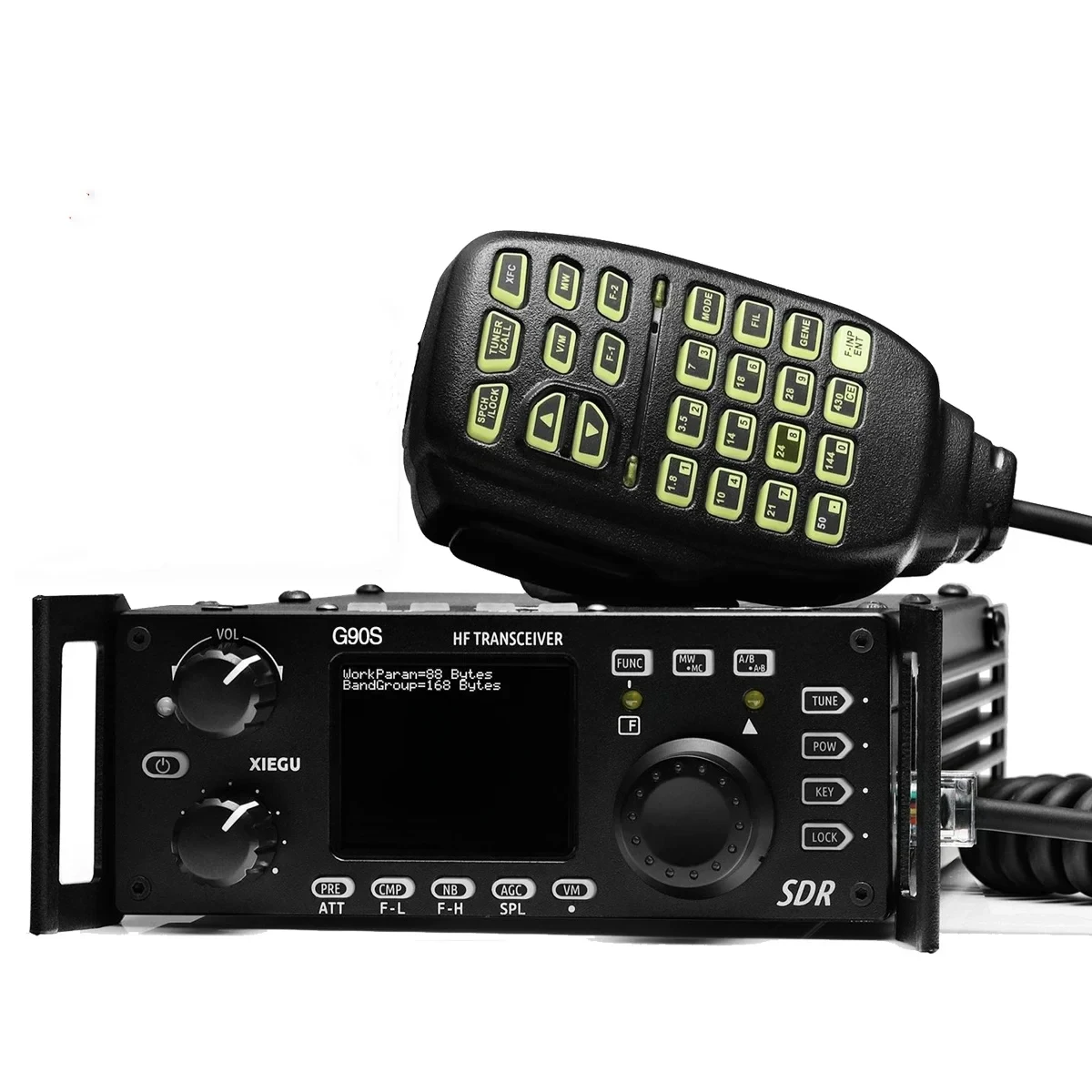 G90S HF Transceiver 20W SSB/CW/AM 0.5-30MHz HF Amateur Radio SDR Structure