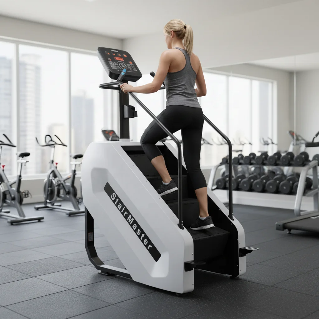 

Factory Sales High Quality Keyboard Display Stair Machine Cardio Gym Equipment Commercial Gym Stair Climbing Master Climber