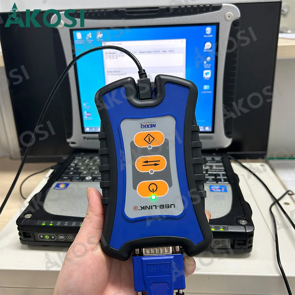 

CF19 laptop+For NEXIQ 3 USB Link2 125032 Diesel Truck Interface Diagnostics for Heavy Duty Truck Scanner Diagnostic Tool