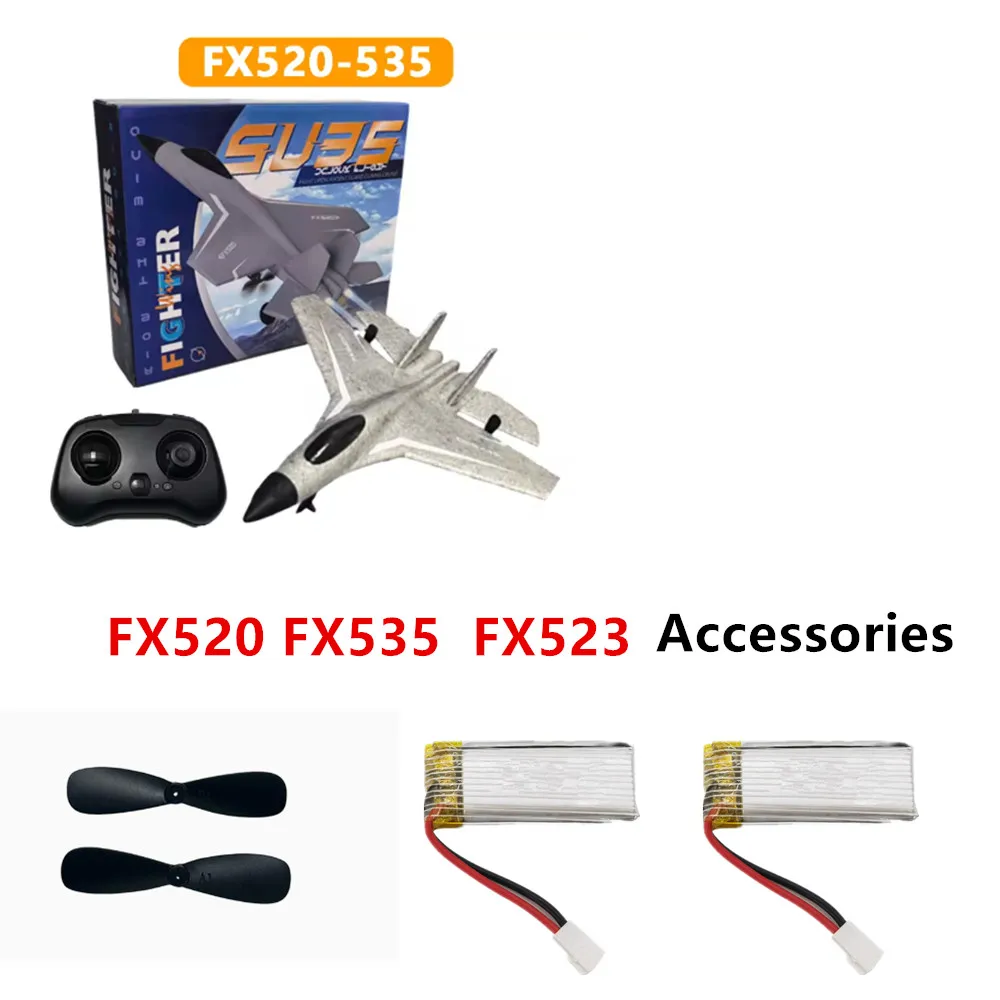 FX523 RC plane Battery 3.7V 100mAh / Propeller Blade / Landing gear  /  Use For FX520 FX535  FX523 Parts