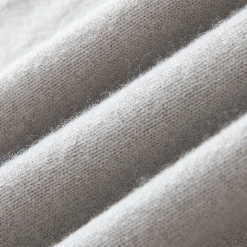 A-الصف شبه البريدي وهمية الرقبة الرجال الخريف الشتاء 100% الكشمير الخالص البلوز سترة أسفل سترة بلون محبوك سترة