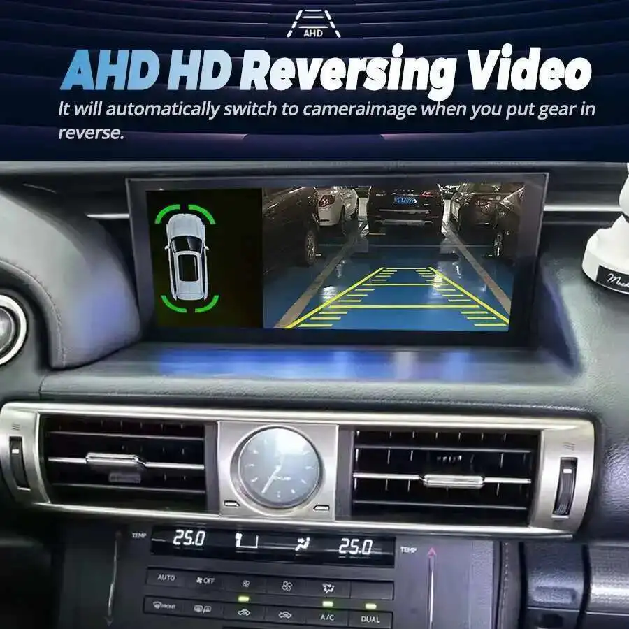 10.25" WIFI Navigation Autoradio For Lexus IS RC 200 250 200t 300h 2013-2019 Radio Screen Carplay Android Car Multimedia Player