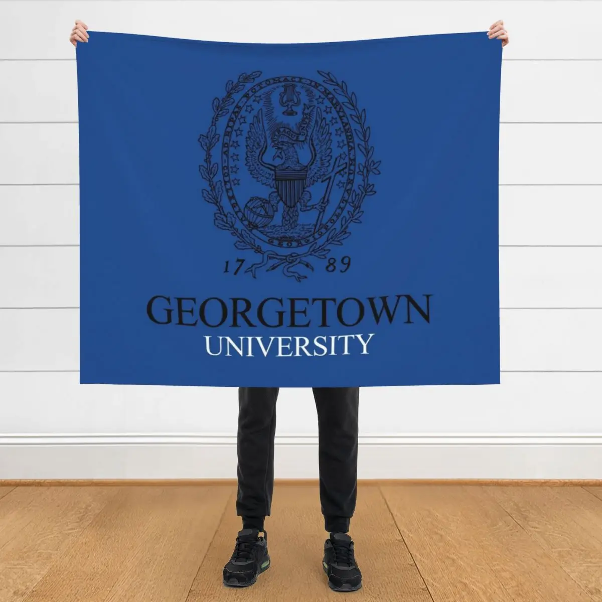 

Georgetown University Throw Blanket Nap Fashion Sofas Bed covers Blankets
