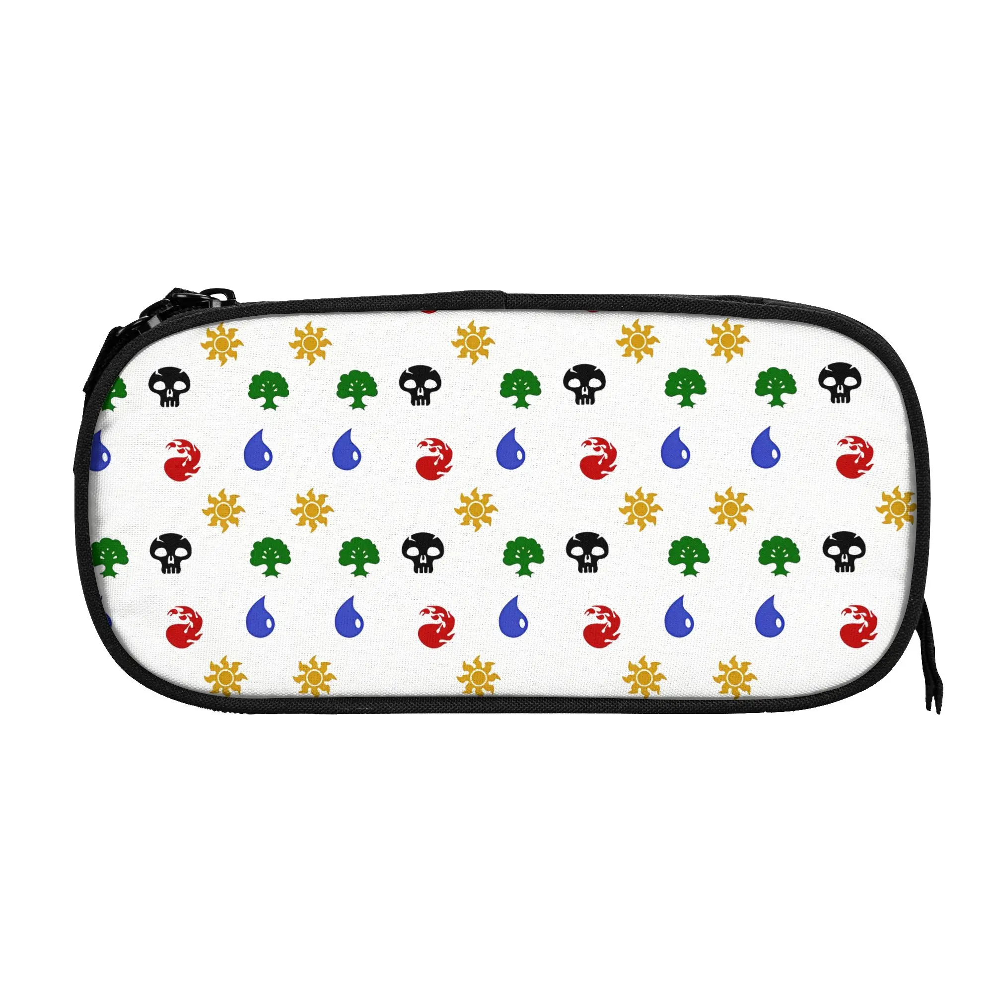 1 Piece Stylish Mana Pattern Pencil Case Teen Pen Bag MTG School Stationery Bag