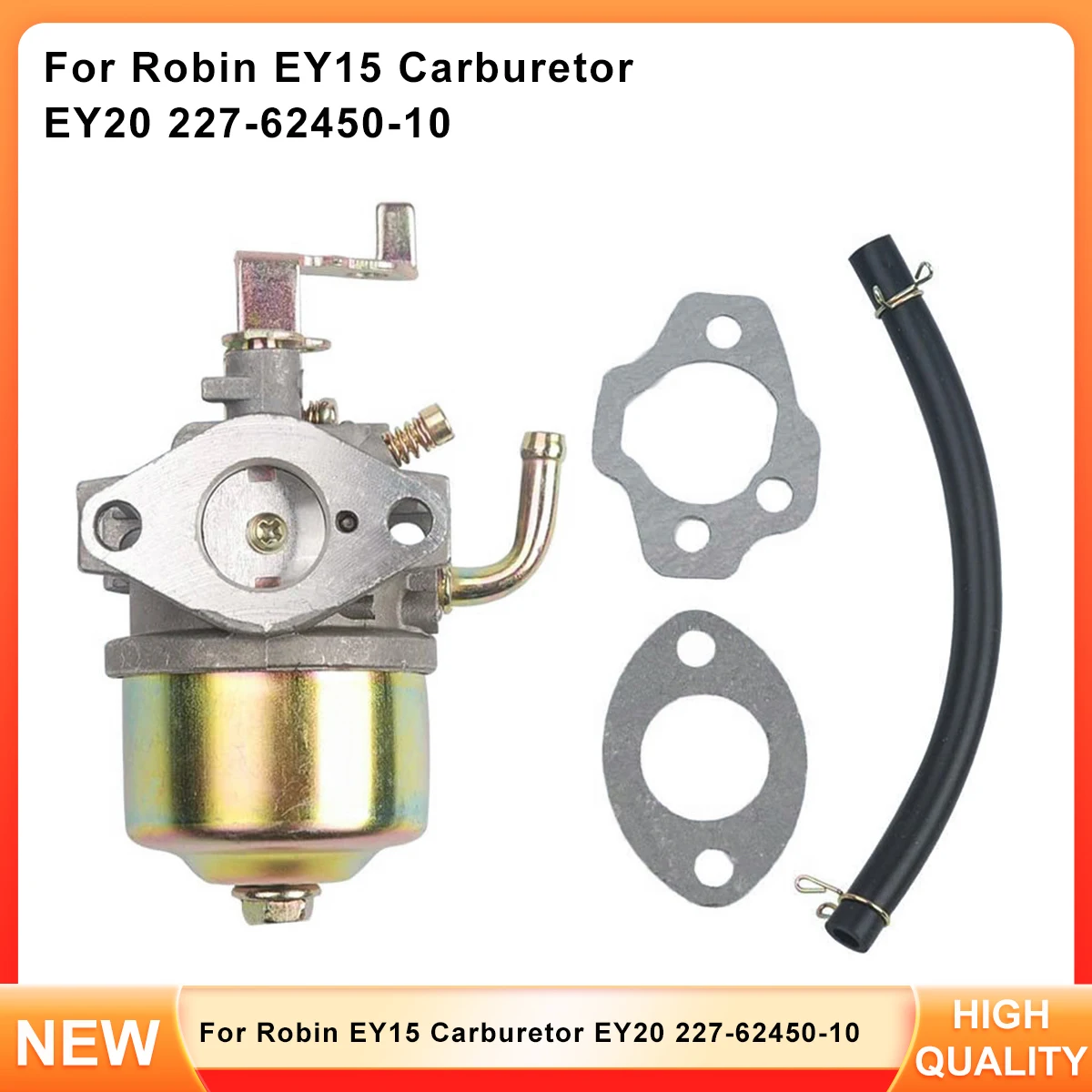 

New Carburetor Set for Robin EY15 EY20 Engine Models - Replaces Part # 227-62450-10 Lawn Mower