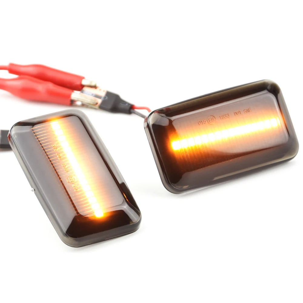 2 قطعة LED ديناميكية الجانب ماركر بدوره مصباح إشارة مصباح لأودي 100 C3 C4 200 A6 S6 4A/C4 80 90 B2 B3 B4 كابريوليه كوبيه V8 4000 #6
