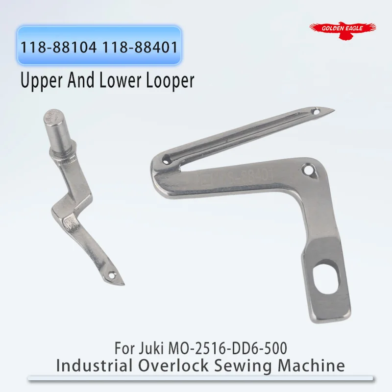 Upper And Lower Looper #118-88401 + #118-88104 For Juki MO-2516-DD6-500 Industrial Overlock Sewing Machine Accessories