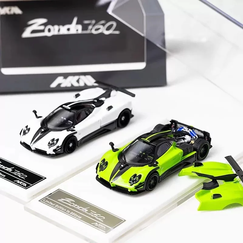 

HKM Premium 1/64 Zonda 760 Diecast Limited Edition Alloy Full-Open collectible Car Model