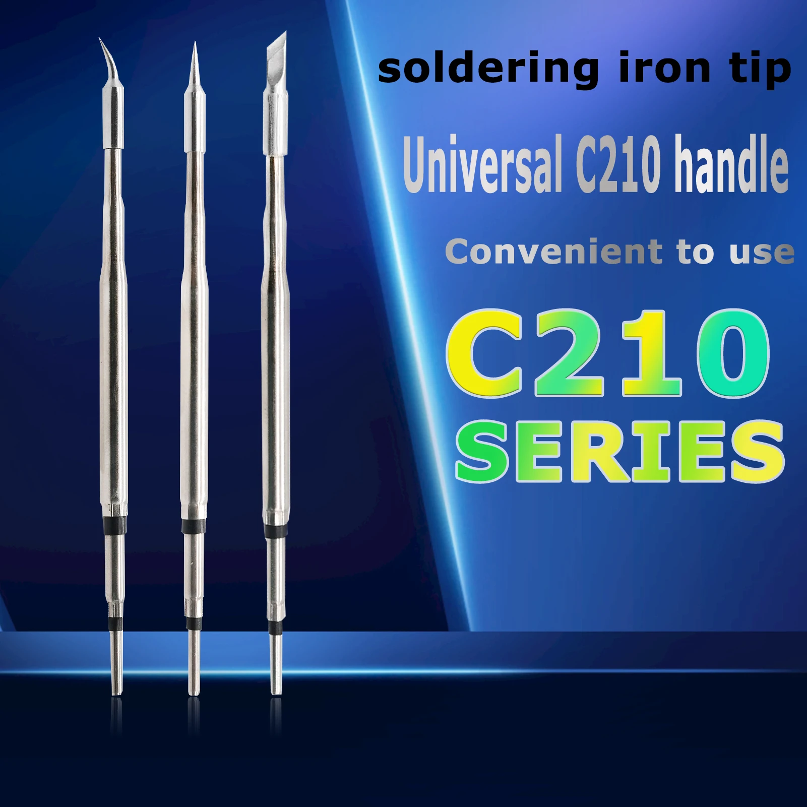 C210 Soldering Iron Tip Original VECO C210-I/JS/K Copper Soldering Iron Suitable JBC Welding Equipment