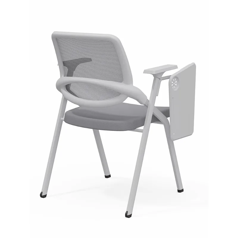 Folding Training Chair with Table Board Conference  with Writing Board Press  School Meeting Room Folding Chair Traini