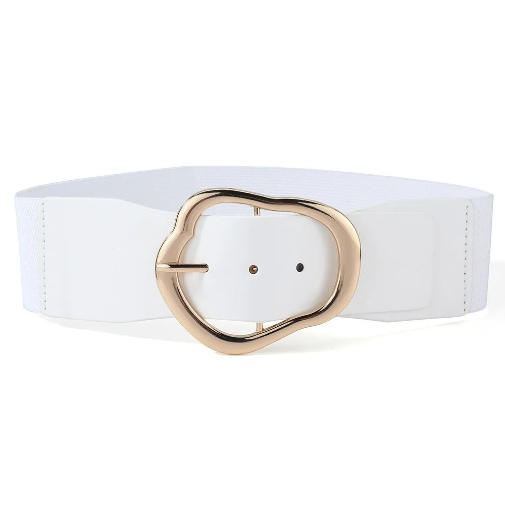 Fashion Elastic Personality Belt Irregular European Style Waistband Belt American Style Elastic Waistband Sweaters Matching