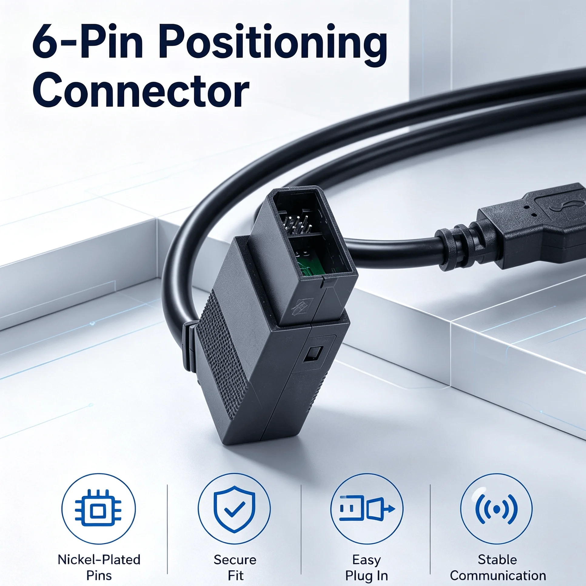 6ED1057-1AA01-0BA0 USB Programming Cable for Siemens LOGO! PLC, 12V Enhanced Upload and Download Data Cable