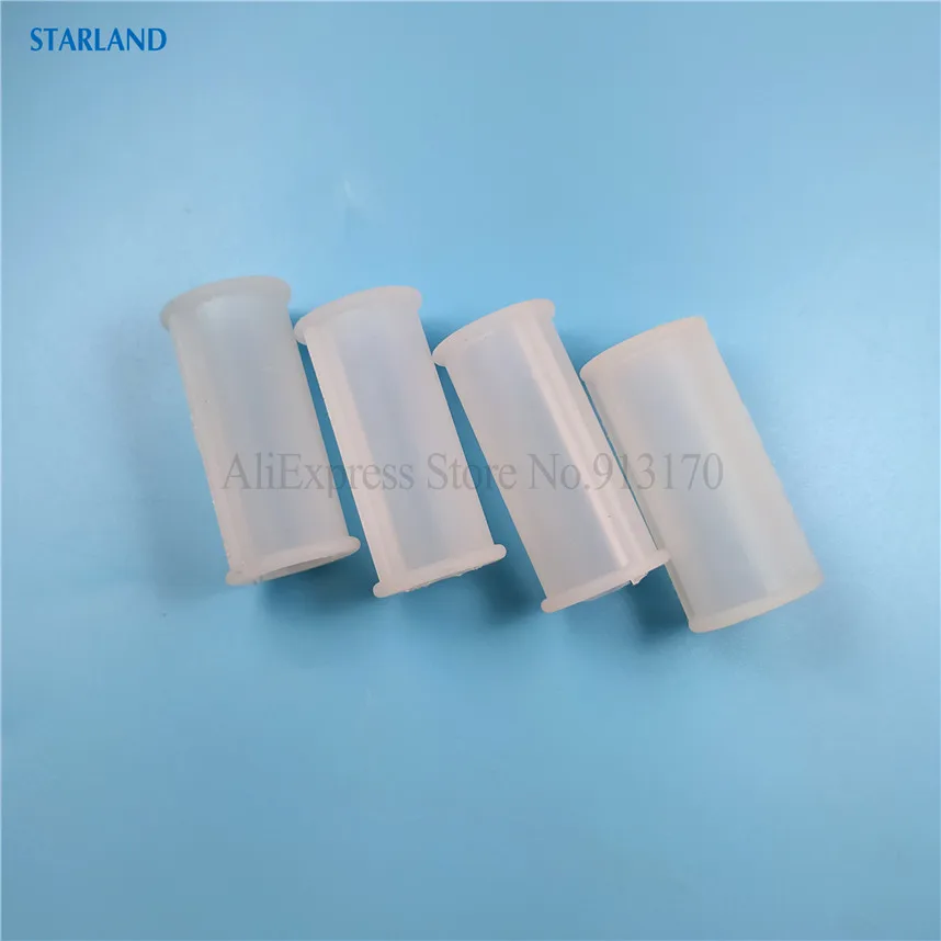 4 шт. в одном пакете, силиконовые уплотнительные трубки, эластичные уплотнительные втулки клапанов, запасные части для машин для мягкого мороженого YKF, аксессуары