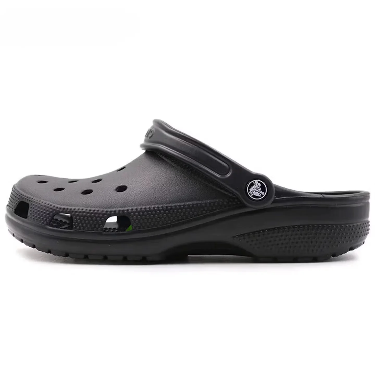 Crocs Classic Clog Unisex Beach Sandals  Black, Breathable Design, Comfortable Fit, 2cm Heel Lift & Durable Build 10001-001