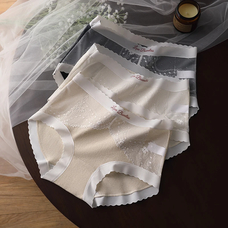 Slip en coton pour femmes, ensemble de culottes Sexy à la mode, sous-vêtements en dentelle, Lingerie pour dames, sous-vêtements Micro triangulaires, intimes sans couture