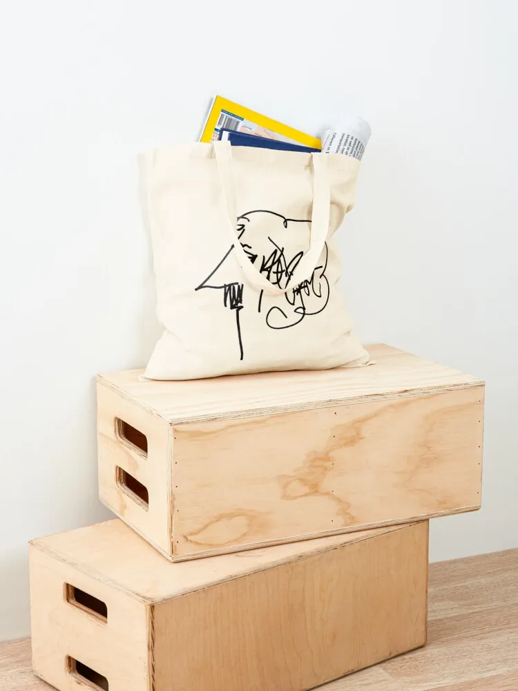 Kurt Vonnegut Signature Tote Bag Women's handbag free delivery bags Shopper bag shopper bag woman