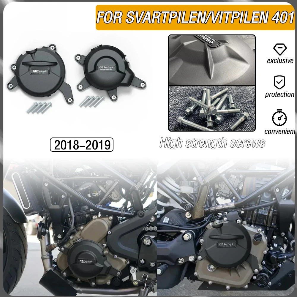 

For Husqvarna SVARTPILEN/VITPILEN 401 2018-2019 motorcycle modification accessories engine clutch protective cover