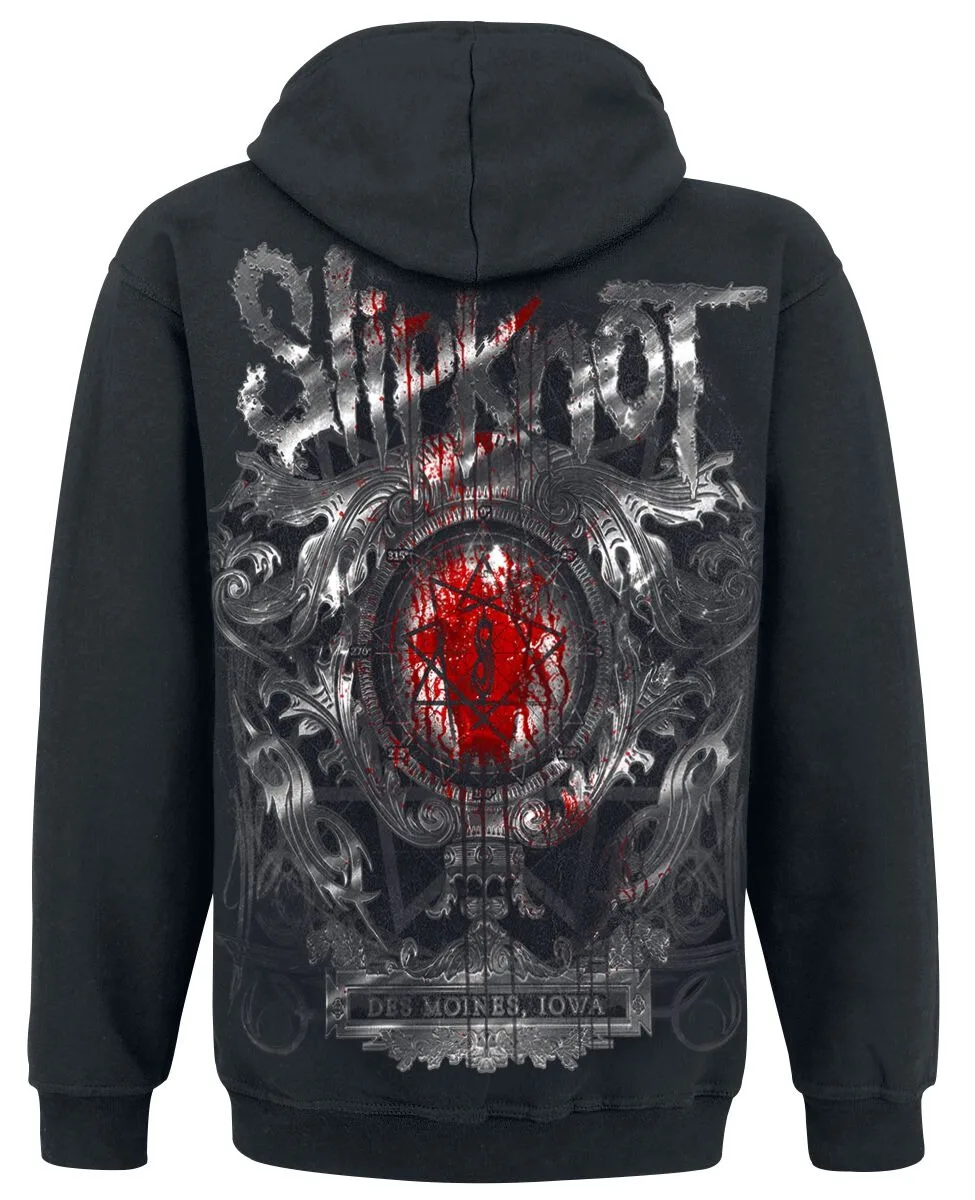 เสื้อฮู้ดดี้ New Des Moines _ Slipknot รุ่นปี 2026 คอลเลคชั่นฤดูใบไม้ร่วง-ฤดูหนาว ดีไซน์หรูหราสำหรับทั้งผู้ชายและผู้หญิง สไตล์ Y2k