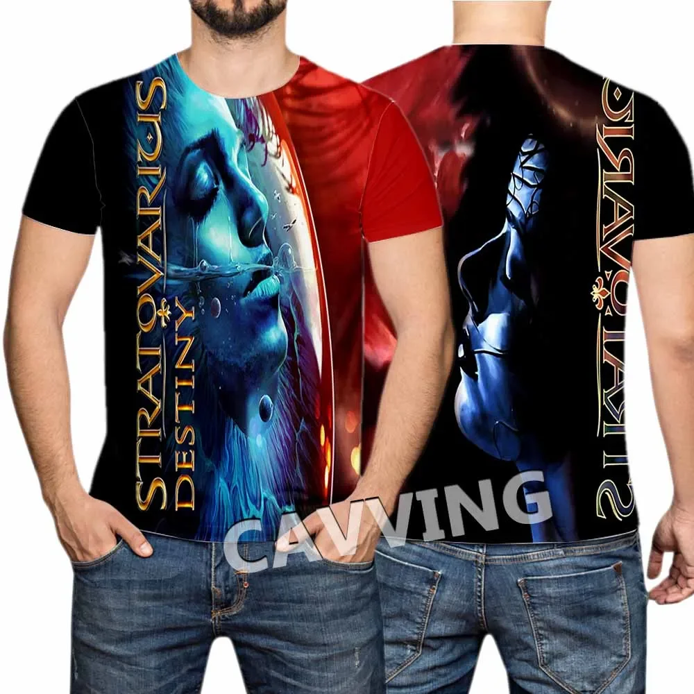 New Fashion Women/Men's 3D Print  Stratovarius Band Casual T-shirts Hip Hop Tshirts Harajuku Styles Tops Clothing