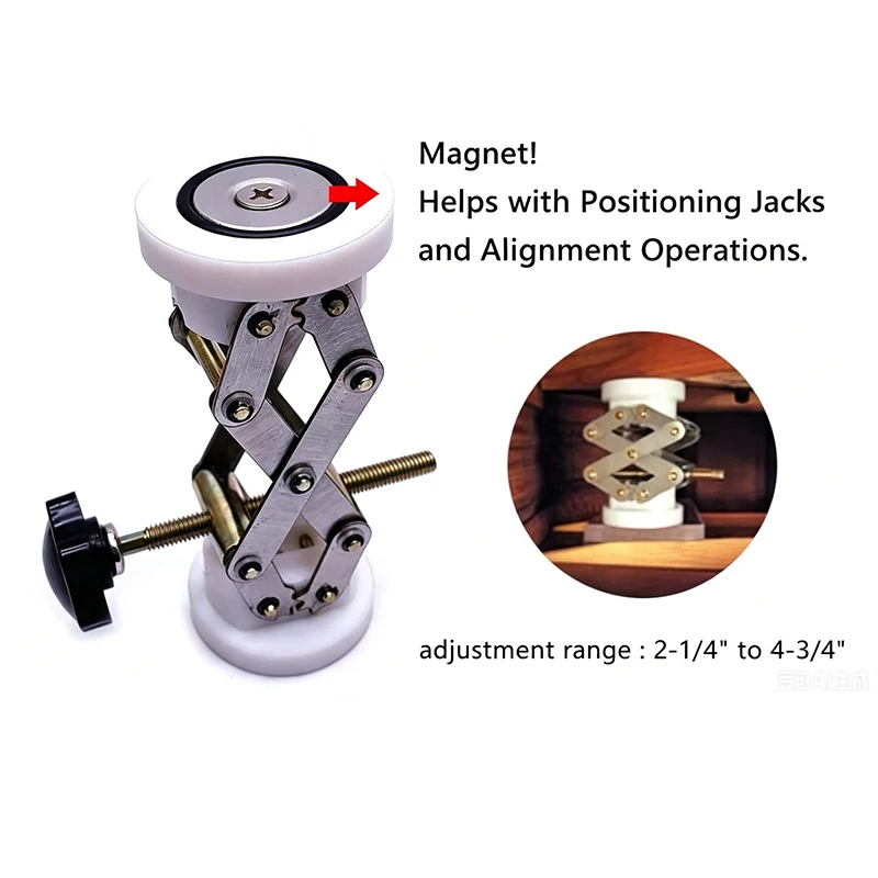 Folk Acoustic Guitar Lifting Jack Adjustable Magnetic Guitars Jacks Guitar Panel Repair Support Bracket Luthier Maintenance Tool