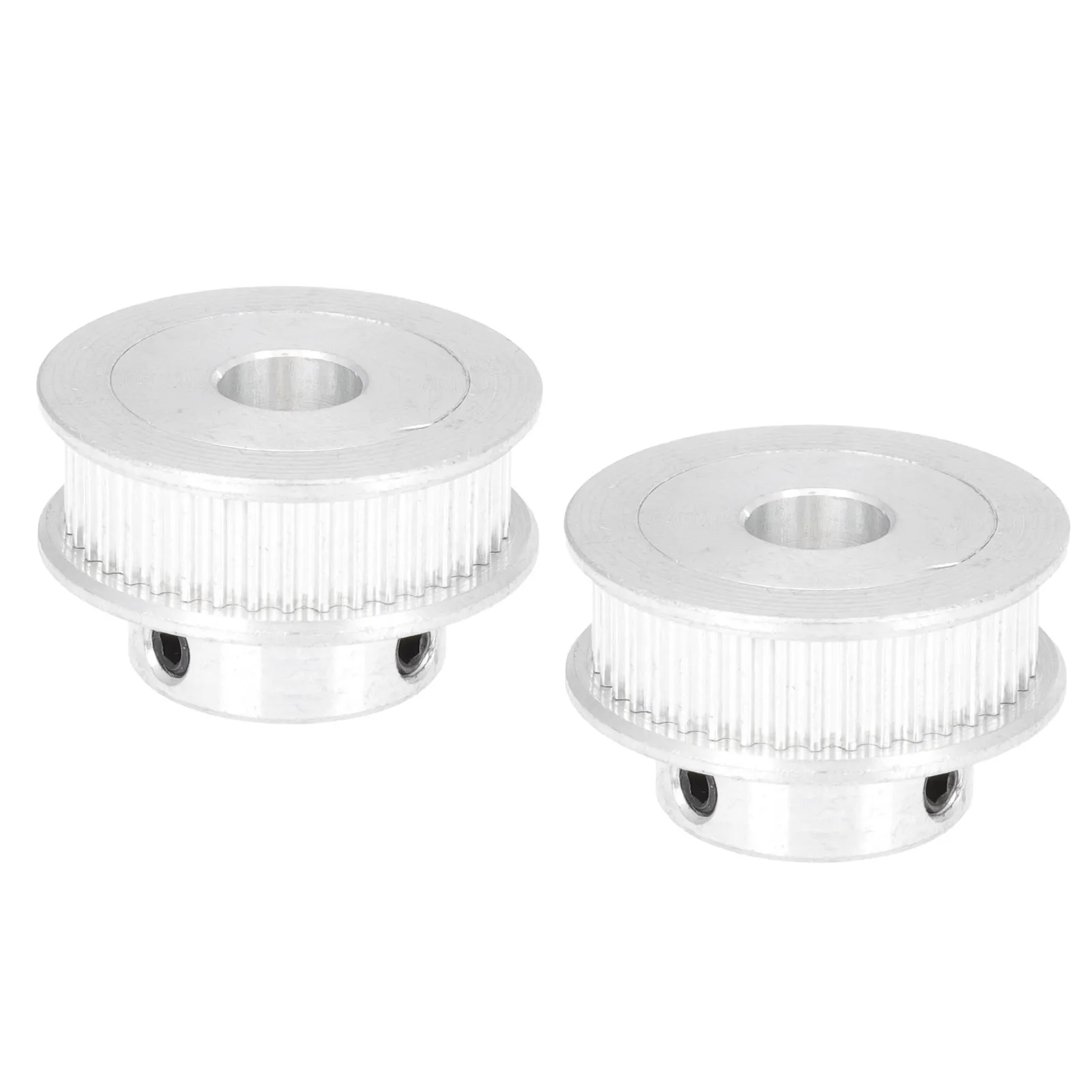 

2Pcs 3D Printer Synchronous Wheel Aluminum Alloy Timing Belt Pulley Rustproof Smooth Transition Linear Motion Positioning