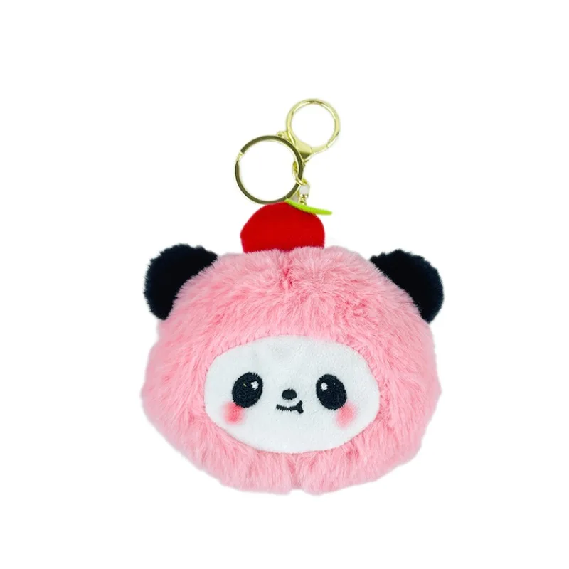 Cartoon Nette Obst Panda Münze Plüsch Geldbörse Anhänger Kinder Mini Lagerung Tasche Lustige Student Brieftasche Schlüsselbund Urlaub Geburtstag Geschenk