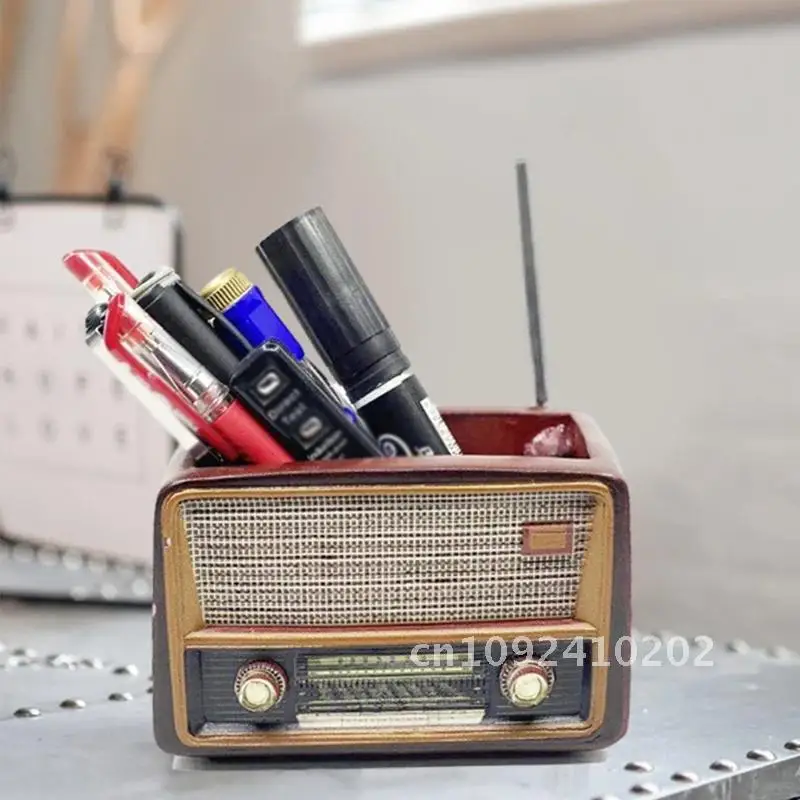 for Creative Retro Decoratio Television Recorder Computer Walkman Flower Home Pots Succulent Balcony Ornaments Radio For