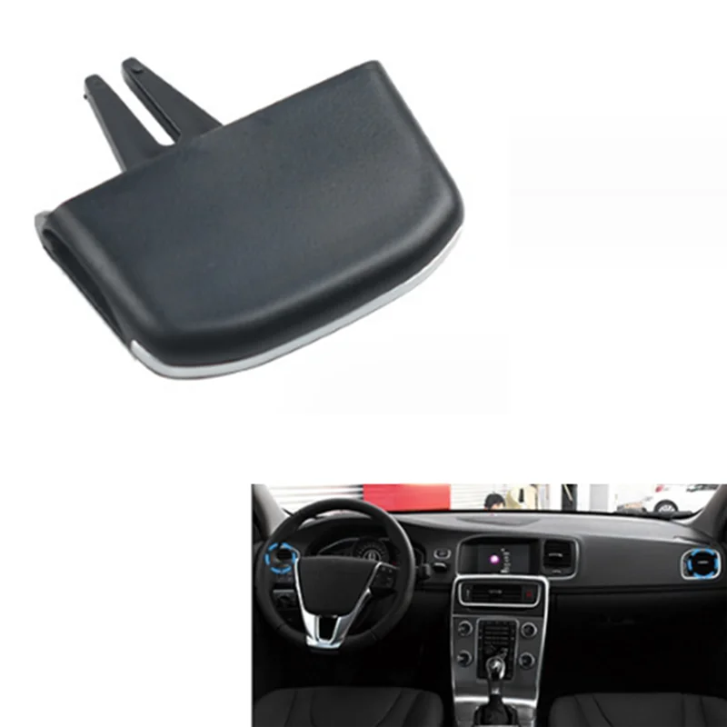 A64P-Car Front Dashboard A/C Vent Outlet Tab Clip Repair Kit For Volvo V40  S60 2011-2019 Air Vent Adjustment Buckle