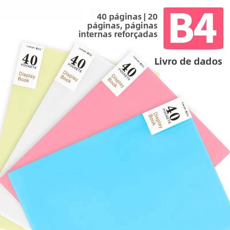 transparent-b4-file-folder-page-insert-bag-multi-layer-document-album-storage-organizer-business-supplies-stationery