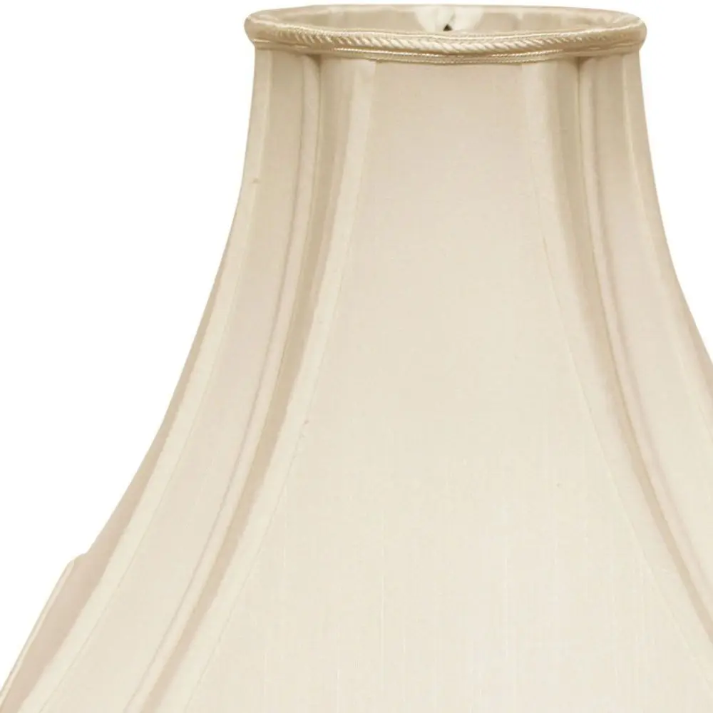 사각형 전등갓 흰색 실크 패브릭 소프트 백 램프 그늘 V 코너 디자인 워셔 피터 거실 침실 조명