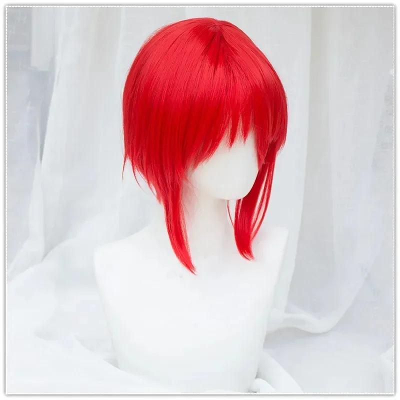 

Mahoutsukai no Yome Chise Hatori, свадебный короткий красный термостойкий костюм для косплея, парик, кепка eo] 5