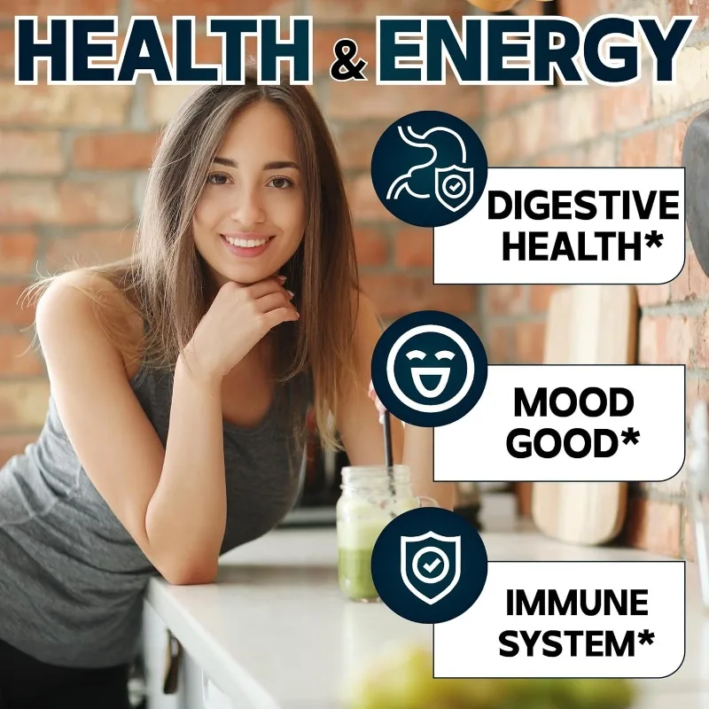 12 in 1 Wormwood Black Walnut Lilac Capsules - Immune Health Support -1 Month Supply of 60 Vegan Capsules