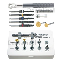 Dental Implant Jaw Bone Expansion Screws Kits Cutting Saw Disk Ratchet Drivers Wrench