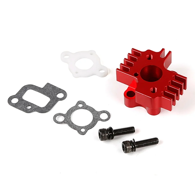 Tubo di aspirazione per 23Cc 26Cc 29Cc 30,5Cc per 1/5 HPI ROVAN KM Baja Losi 5T FG GoPed RedCat Rc Parti di automobili, Rosso