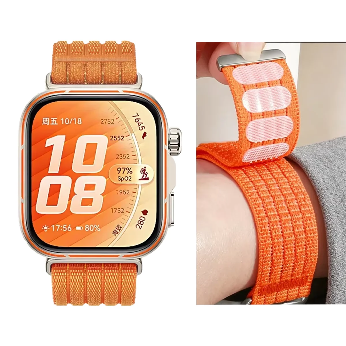 Soft Band For Huawei Watch Fit 5 pro Fit 4 pro Strap Breathable Sport Nylon loop Bracelet Correa Huawei Watch fit 5 4 3 belt image 2