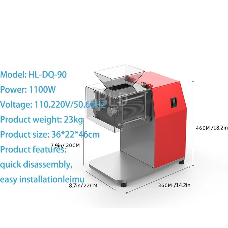 Fully Automatic Electric Meat Slicer, New Vegetable Slicer, Household Automatic Food Processing Machine