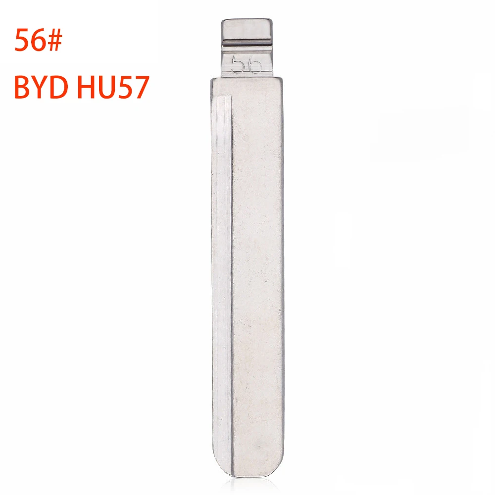 

10/20/50pcs 56# HU57 Metal Uncut Blank Flip Remote Key Blade for BYD FF3 Volvo for Keydiy KD Xhorse VVDI JMD