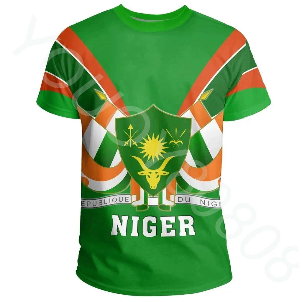 Summer Africa T-Shirt Niger T-Shirt Ivory Style Sports Casual Street Harajuku Men's Clothing T-Shirt Tops