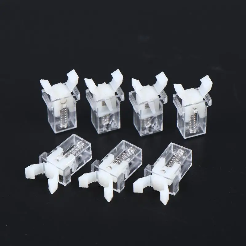 Practical Small Door Lock Switch for Waste Bin 10Pcs Set with Clip Catch
