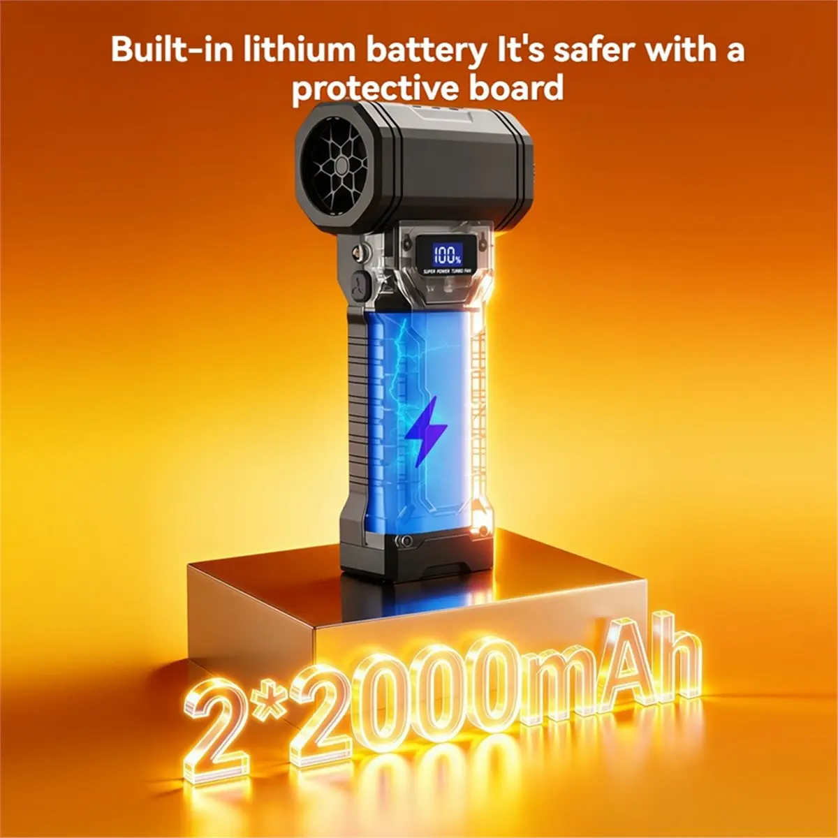 2026 New Q5 Violent Fan Portable Electric Air Duster,29mm Brushless Motor Powerful 110000RPM Adjustable Mini Turbo Blower