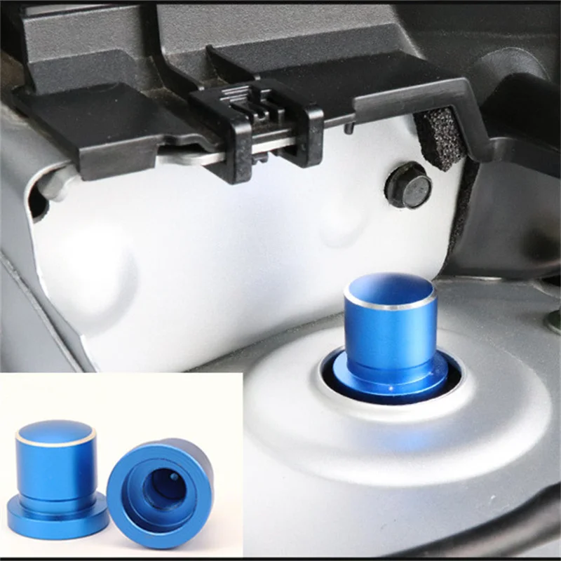 1Pcs 알루미늄 자동차 충격 흡수 장치 나사 캡 커버 트림 닛산 Sylphy Qashqai J11 X-Trail Rogue T32 Altima Teana 용 방수