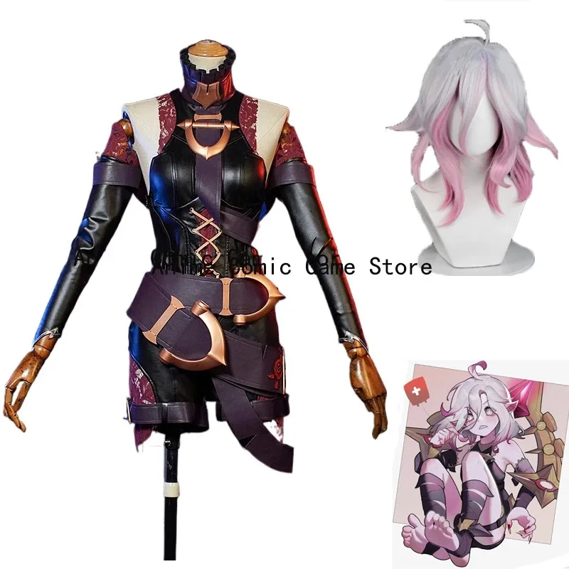 

In Stock Briar Lol Cosplay Costume Wig Anime Game The Restrained Hunger Cosplay Costume Halloween Party Outfits for Women