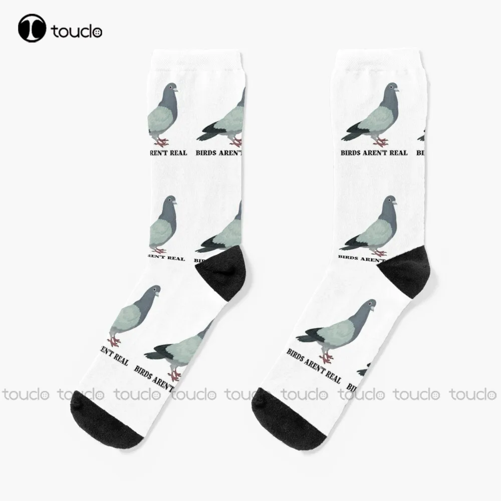 Birds Aren'T Real Bubble Socks Kawaii Socks Street Skateboard Socks 360° Digital Print Comfortable Best Girls Sports Funny Gift