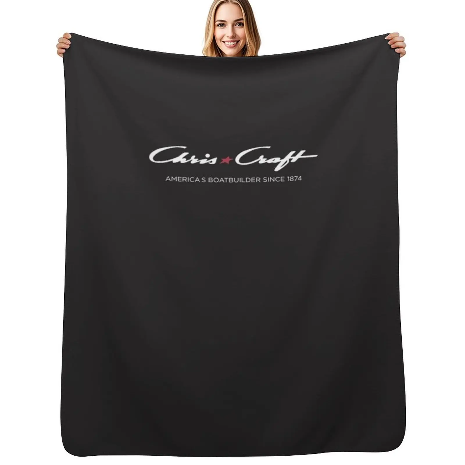 Best Seller - Chris Craft Merchandise Essential T-Shirt Throw Blanket Outdoor Soft Blanket for Picnic Beach Camping
