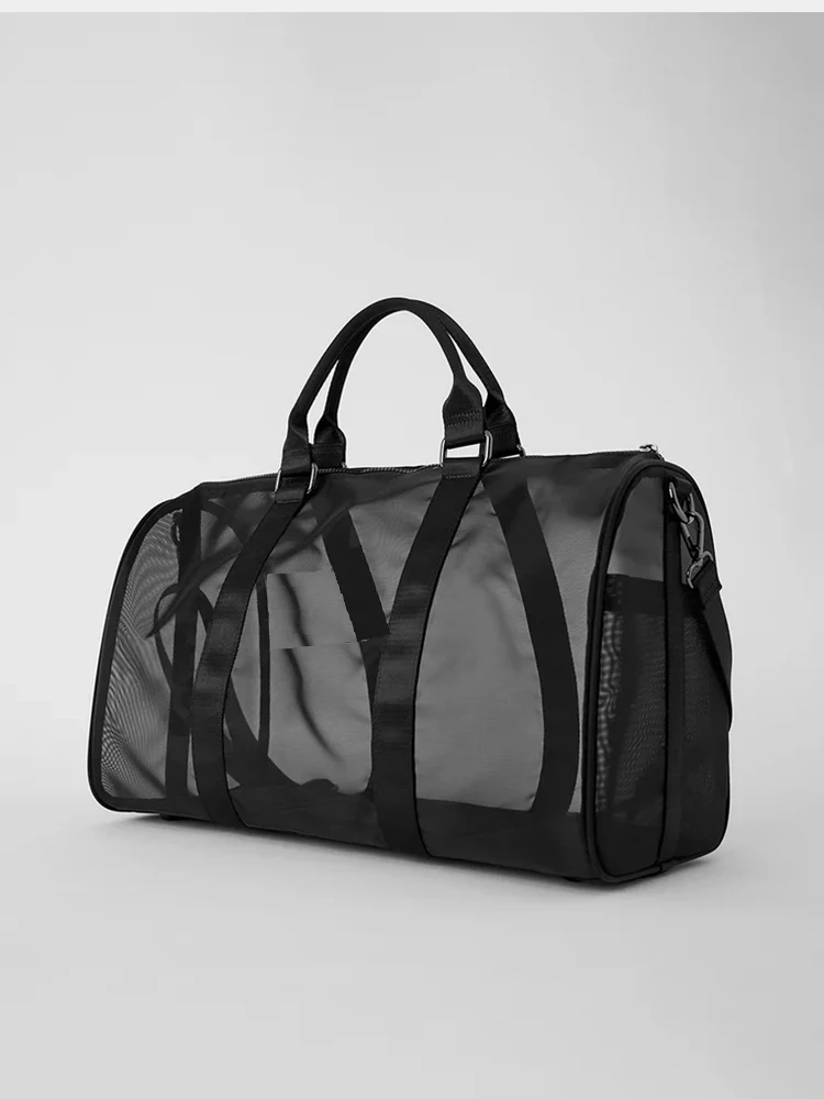 Bolsa de Yoga de gran capacidad, bolsa de equipaje de malla, bolsa deportiva y de fitness para mujer, bolsa portátil de fitness al aire libre, bolsa diagonal de viaje